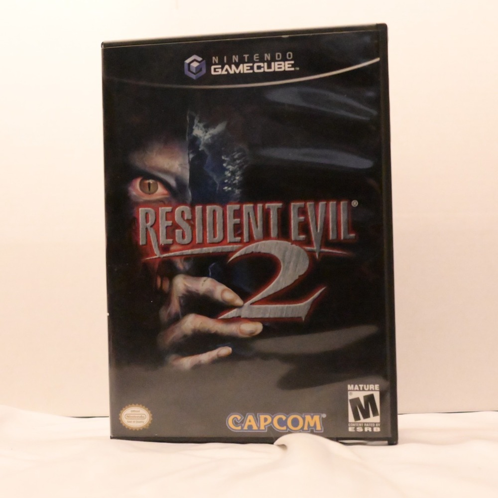 Resident Evil 2 Nintendo GameCube Complete Manual Case Disc